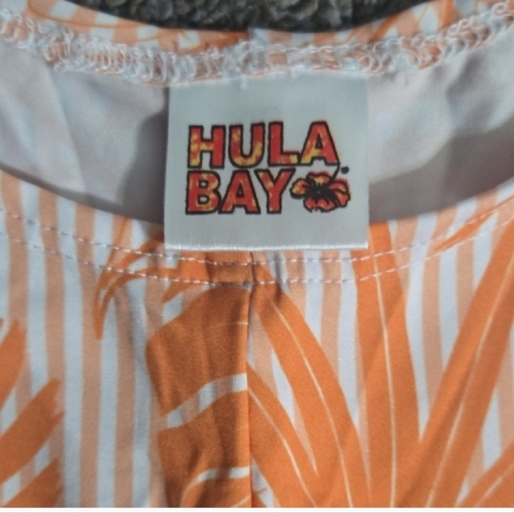 Tropical Print Pajama Set - Pink and Orange - Picture 2 of 2